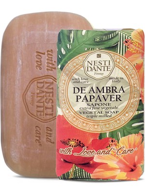 Nesti Dante With Love And Care De Ambra Papaver Gelincik Vegan Bakım Sabunu 250 gr