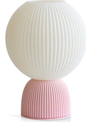 Soli Workshop Luna Pembe Masa Lambası