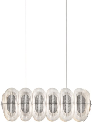 Fiordlys Gümüş Linear LED Sarkıt Avize