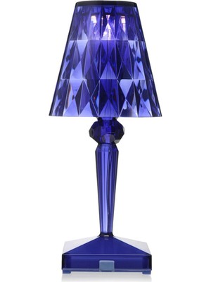 Kartell Battery Mavi Masa Lambası