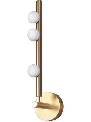 Heka Gine Eskitme Beyaz Mermer Toplu Aplik 50 cm