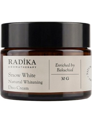 Radika Aromatherapy Kararma Karşıtı Beyazlatıcı Deo-Krem 30 gr