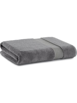 L’appartement Valencia Fibroluxe ® Dark Gray Bambu Tekli Banyo Havlusu 100 x 180 cm