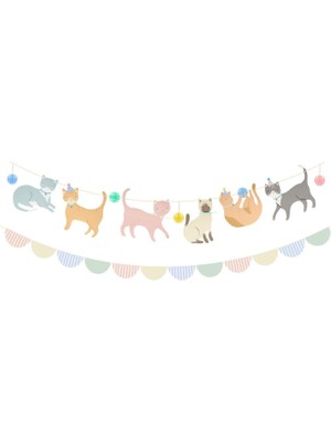 Meri Meri Yavru Kedi Temalı Asılan Parti Süsü