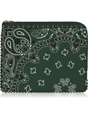 Fonfique Brera Dream Bandana Yeşil Kadın Laptop Kılıfı