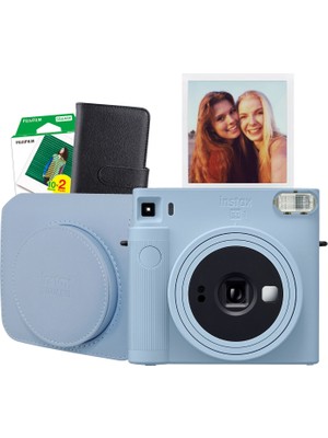 Fujifilm Instax Sq1 Buz Mavi Fotoğraf Makinesi ve Hediye Seti 1