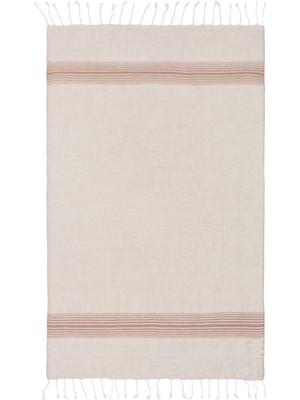 Barine Linen Cinnamon Keten Peştamal