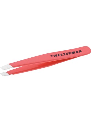 Tweezerman Mini Slant Tweezer Geranium Cımbız