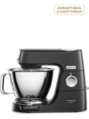 Kenwood Titanium Chef Baker 1200W Çift Hazneli Siyah Mutfak Şefi KVC85.004BK