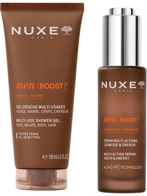 Nuxe Men Yaşlanma Karşıtı Serum & Duş Jeli Erkek Bakım Seti