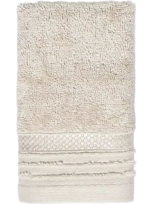 Qua Home Vinca Pima Bej  Pamuk El Havlusu 30 x 50 cm