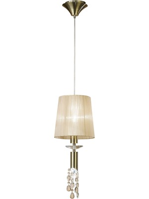 Bakara Collection Tiffany Küçük Tekli Metal Bronz Sarkıt