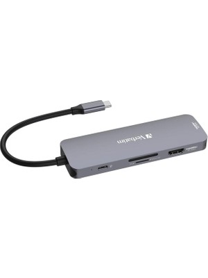 Verbatim 32151 8 Port Hub Cmh-08 Usb-C Pro Çevirici Dönüştürücü