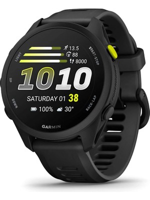 Garmin Forerunner 70 Siyah Silikon Kayışlı Akıllı Saat