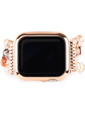 Gwelry Coral Stretchy 42/49 mm Apple Watch Uyumlu Kadın Akıllı Saat Kordon