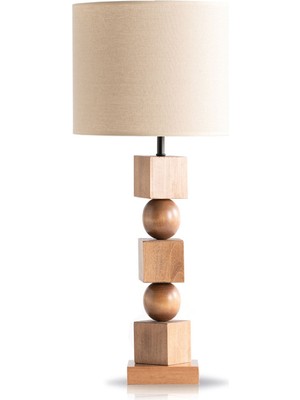 Pinot Interior Poly Lamp Ahşap Abajur