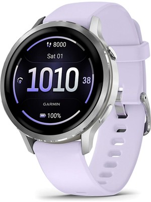 Garmin Venu 4 41 mm Lavanta Mavisi Silikon Kayışlı Akıllı Saat