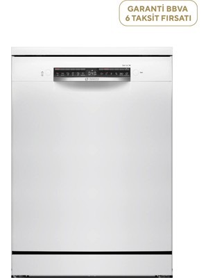 Bosch SMS4EKW63T Serie 4 Beyaz 6 Programlı Bulaşık Makinesi