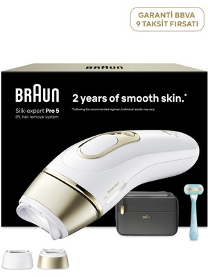 Braun Silk·expert Pro 5 Gillette Venus + 2 Başlık ve Çanta Ipl Lazer Epilasyon Aleti PL5251