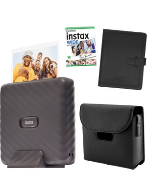 Fujifilm Instax Wide Link Gri Akıllı Telefon Yazıcısı ve Hediye Seti 2