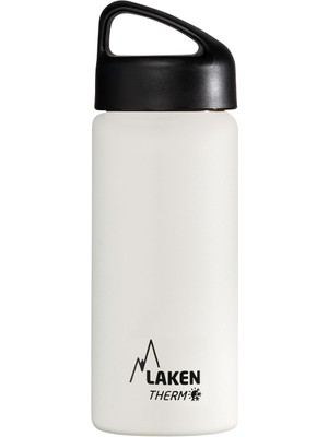 Laken Klasik Beyaz Şişe Termos 0,50 Lt