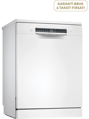 Bosch Serie 4 Beyaz 6 Programlı Bulaşık Makinesi SMS4IKW62T