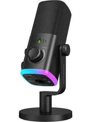 Fifine Ampligame Am9 Rgb Usb/xlr Hibrit Dinamik Oyuncu ve Yayıncı Mikrofonu