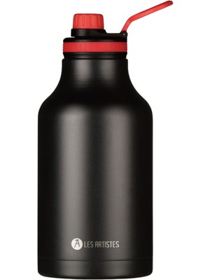 Les Artistes Paris Black Inox Çelik Isı Yalıtımlı Xl Termos 2000 ml