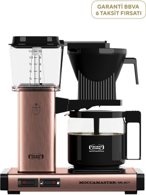Moccamaster Kgb Select Cam Potlu Bakır Filtre Kahve Makinesi