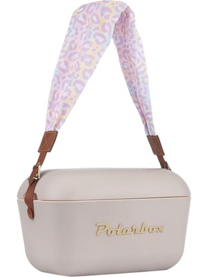 Polarbox Prinkstyle Animal Classic Perla Gold Pamuk ve Deri Kayışlı Soğuk ve Sıcak Tutucu Thermo Box 20 Lt