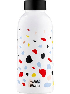 Mamawata Party Beyaz Çelik Termos 470 ml