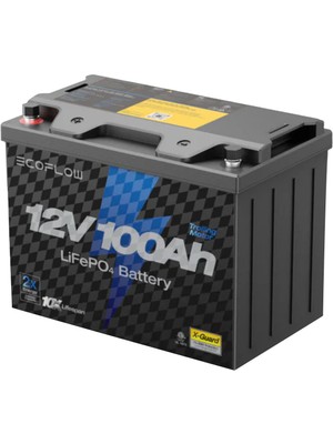 EcoFlow Lityum 12V 100AH Derin Döngülü Deniz Trolling Motoru Aküsü