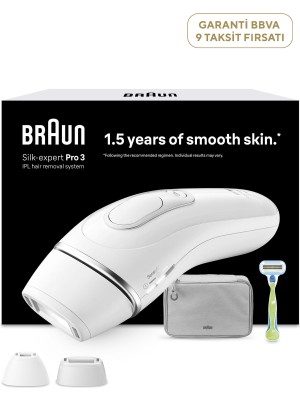 Braun Silk·expert Pro Çanta, Venus Tıraş Makinesi ve 2 Başlık Ipl Lazer Epilasyon Aleti PL3122
