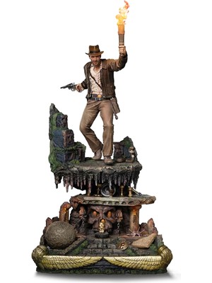 Iron Studios Deluxe Limited Edition Indiana Jones Heykel Figür