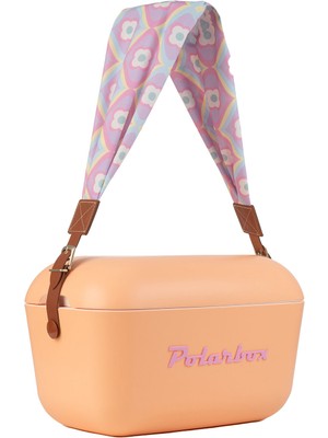 Polarbox Prinkstyle Retro Klasik Deri Kayışlı Sorbete Rose Soğuk ve Sıcak Tutucu Termal Çanta 12 Lt