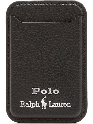 Polo Ralph Lauren Siyah Erkek Deri Kartlık