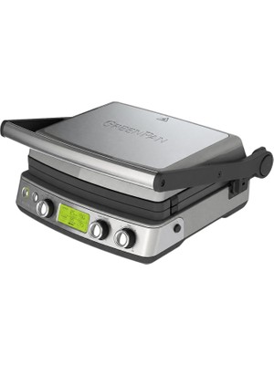 Greenpan Elite Grill Inox 7’si 1 Arada Thermolon™ Volt Seramik Yüzey Tost Makinesi
