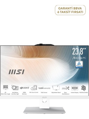 MSI Modern AM242P 1M-2288NEU Core 7 150U 16GB Ram Ddr5 512GB SSD 23.8" Fhd Freedos All In One Pc