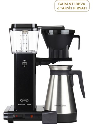 Moccamaster Kbgt 741 Termoslu Siyah Filtre Kahve Makinesi