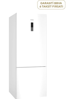 Siemens IQ300 KG55NCWE0N Total Nofrost Alttan Donduruculu Beyaz Buzdolabı 483 Lt