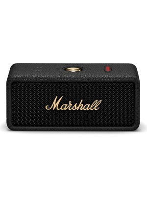 Marshall Emberton Iıı Black & Brass 2X38W 32+ Saat Çalma Süresi IP67 Suya Dayanıklı True Stereophonic Bluetooth Hoparlör