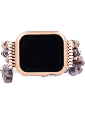 Gwelry Sparrow Stretchy 42/49 mm Apple Watch Uyumlu Kadın Akıllı Saat Kordon