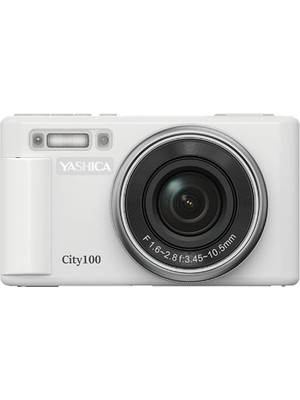 Yashica City 100 Beyaz Dijital Fotoğraf Makinesi