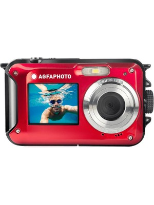 AgfaPhoto Realishot WP8000 Kırmızı Su Altı Fotoğraf Makinesi