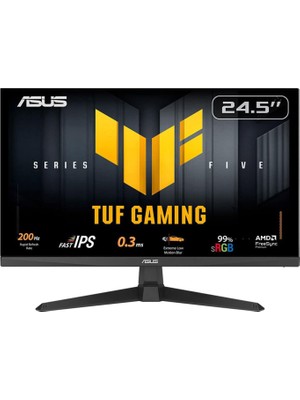 Asus Tuf 24.5" 200Hz 0.3ms Full Hd Adaptive Sync Fast IPS Gaming Monitör VG259Q5A