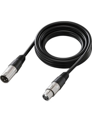 Fifine L9 3 Metre Profesyonel Altın Kaplama 3-Pin Xlr Mikrofon Ses Kablosu