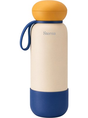 Sterna Aura Mustard Blue Çelik Termos 740 ml
