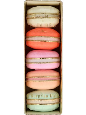 Meri Meri Ladurée Paris Makaron 5'li Sürpriz Toplar