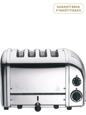 Dualit Classic Seri Gümüş Rengi 4 Hazneli Ekmek Kızartma Makinesi