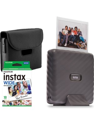 Fujifilm Instax Wide Link Gri Akıllı Yazıcı ve Çantalı Hediye Seti 3